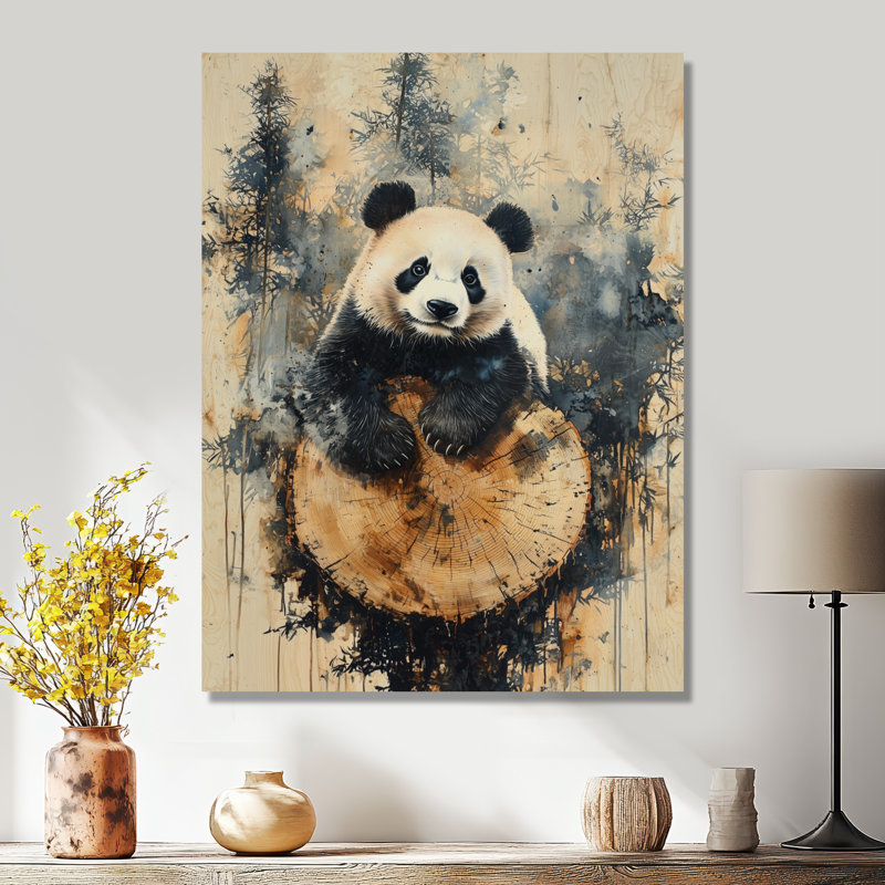 Geriel - Décoration murale animaux, H 32 po x l 24 po, Toile tendue, Ne s’applique pas