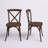 Arquit Stackable Cross-Back Wooden Bistro Chair-33388892-125324606