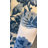 Navy Blue Hydrangea Floral Print Curtain Panels-112783808