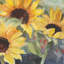 «Sunflowers in Watercolor II» par Sandra Iafrate - Peinture sur toile-1654449476-1654449478