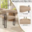 48cm H Metal Armchair in Beige-1211764328