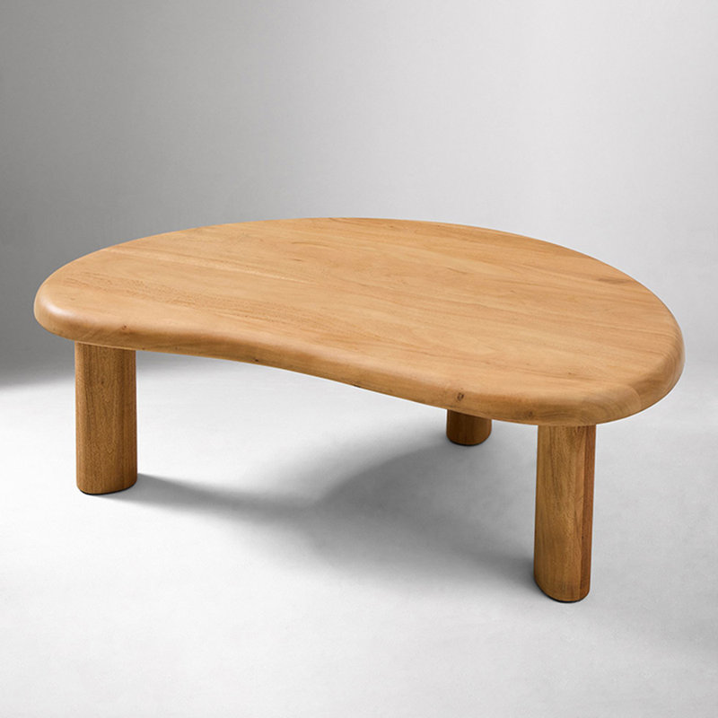 Medieval-style all-solid wood coffee table