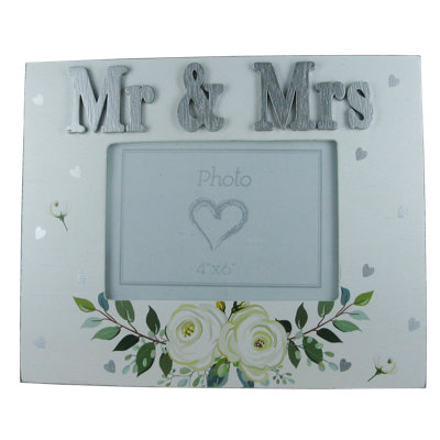 Ronald Cream Solid + Manufactured Wood Picture Frame