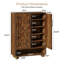 20 Pair Shoe Storage Cabinet