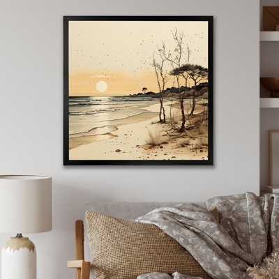 " Vintage Beach Side Scenery I "