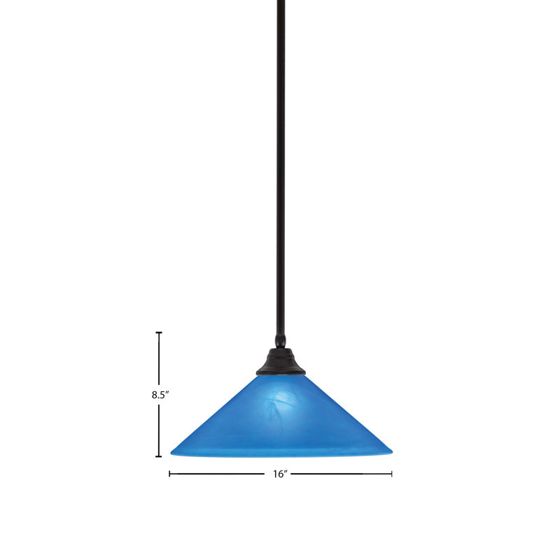 Edge 1 - Light Simple Pendant, Espresso