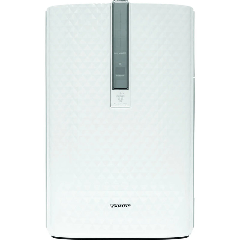 White Mobile Air Purifier with Humidifying Function and True HEPA Filter