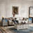  2 -Drawer Nightstand With Charging Station And Led Lights, Bed Side Table And End Table With Open Storage-1923474021