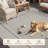 UV-resistant Geometric Gray/White Indoor/Outdoor Area Rug-864309007