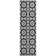 Premium Machine Washable Tweedy Black Rug