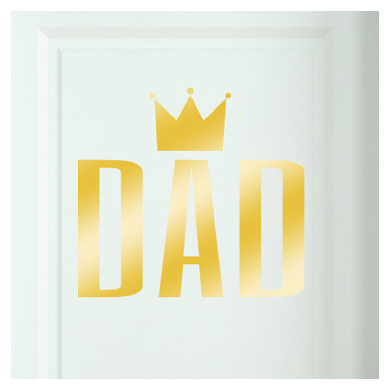 Wall Decal, Shiny Gold