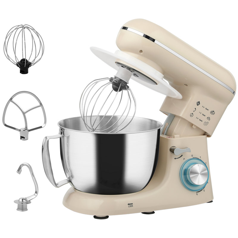 HOMCOM 6 Speed 152ml Countertop Blender, Beige