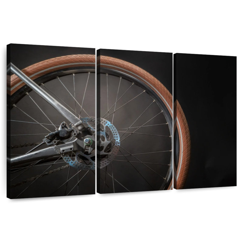Roue de vélo Mehar Brown, H 14 po x l 23 po