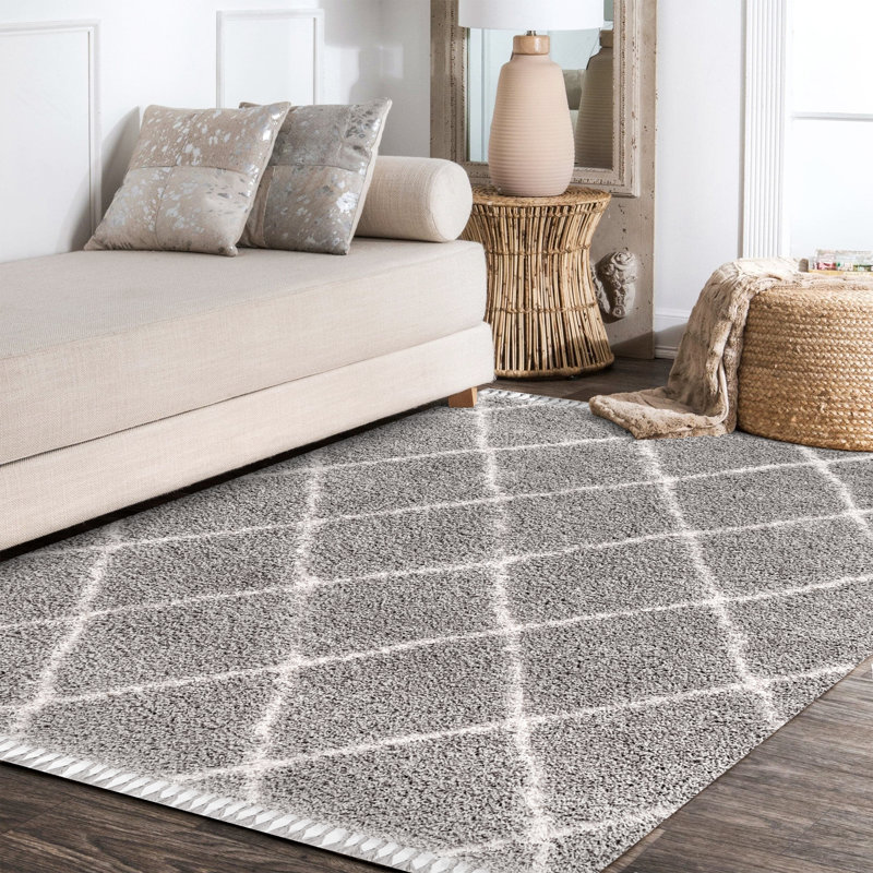 Tapis gris / crème Cantera, Rectangle 4pi x 6 pi