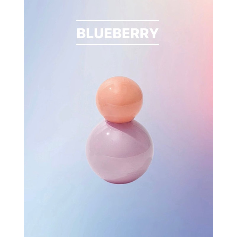 Pot décoratif Bonbon soufflé à la main, décor de Dopamine, bouteilles de diffuseur fantaisistes, Bleuet