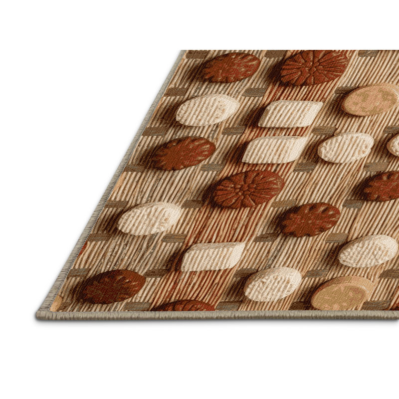  Tapis lavable avec gâteaux de riz et desserts, Tapis de couloir 2 pi x 4 pi