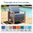 6" Outdoor Cushions For Patio Furniture, 22X24x6 Thick Seat Cushion Set Of 4, Fade Resistant Couch Chair Replacement Cushions High Density Deep Wicker Chair Cushion W/Removable Cover-1859395678