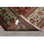 Tapis oriental rouge 100% laine noué à la main 10 x 14 po, couleur menthe