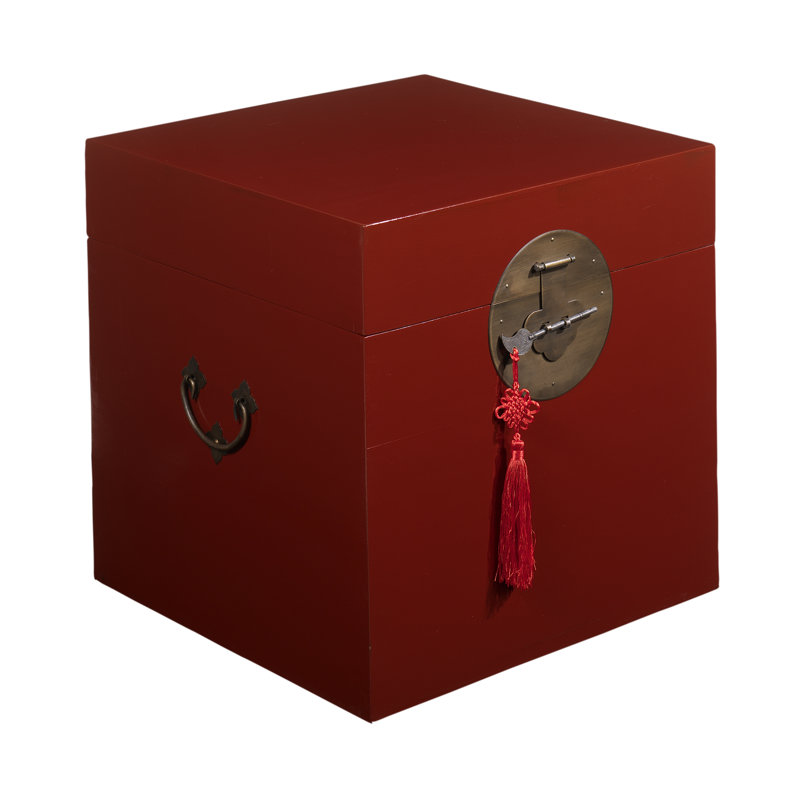 Hangzhou Blanket Chest, Red Lacquer