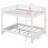 Queen Over Queen Size Bunk Bed, Bunk Bed Frame With Ladder And Guardrail For Kids Teens Adult, Maximize Space-2136094672