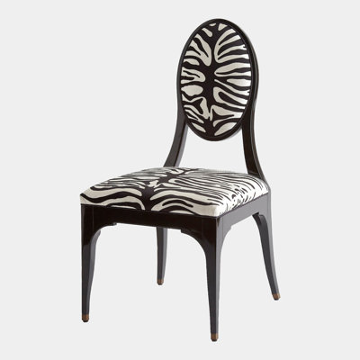 Zebra Upholstered Dining Chair