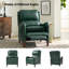 Fauteuil inclinable manuel en cuir véritable de 28,75 po de large Neliyah (ensemble de 2)-105356756