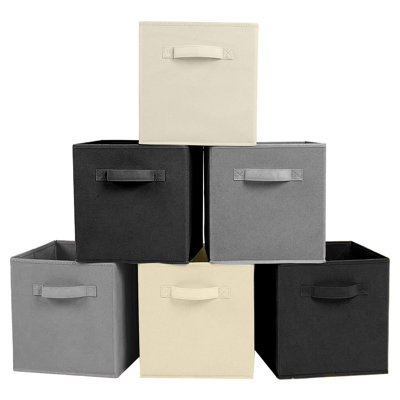 Cube de rangement en tissu pliable