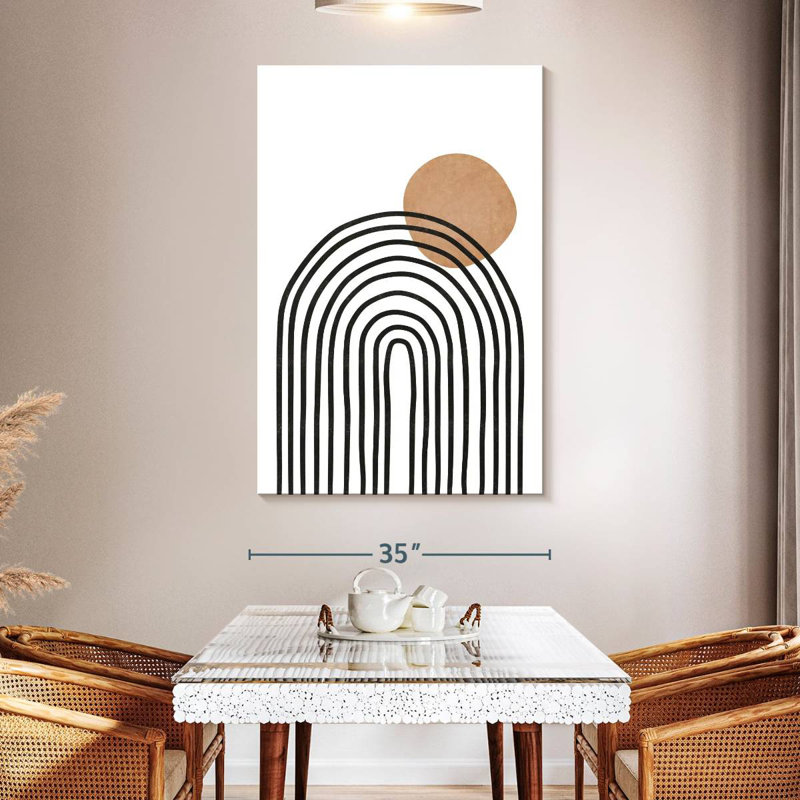 Avery Boho Mid-Century Arches, 51" H x 34" W