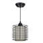 Luminaire suspendu cylindrique à 1 lumière