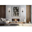Applique murale 1 lumière noire mat 23,75 po Esme-123223109