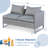 Lella 4 - Person Patio Conversation Set with Cushions-57245449-57245448
