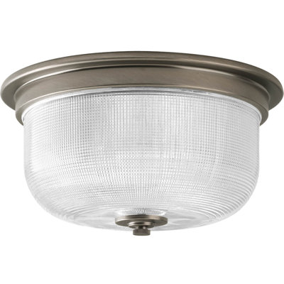 Wortman Glass Flush Mount