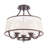 Glass Semi Flush Mount