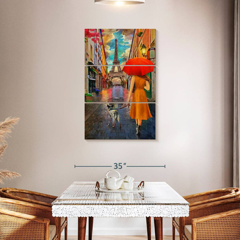 Nicci Girl With Dog, 45" H x 28" W