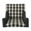 Fauteuil club haut dossier Toddman, fauteuil club haut dossier en tissu