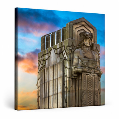 Guardians of Transportation by Cody York-1 — Square Canvas Wall Art