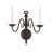 Benedetto Steel Candle Wall Light-578280112