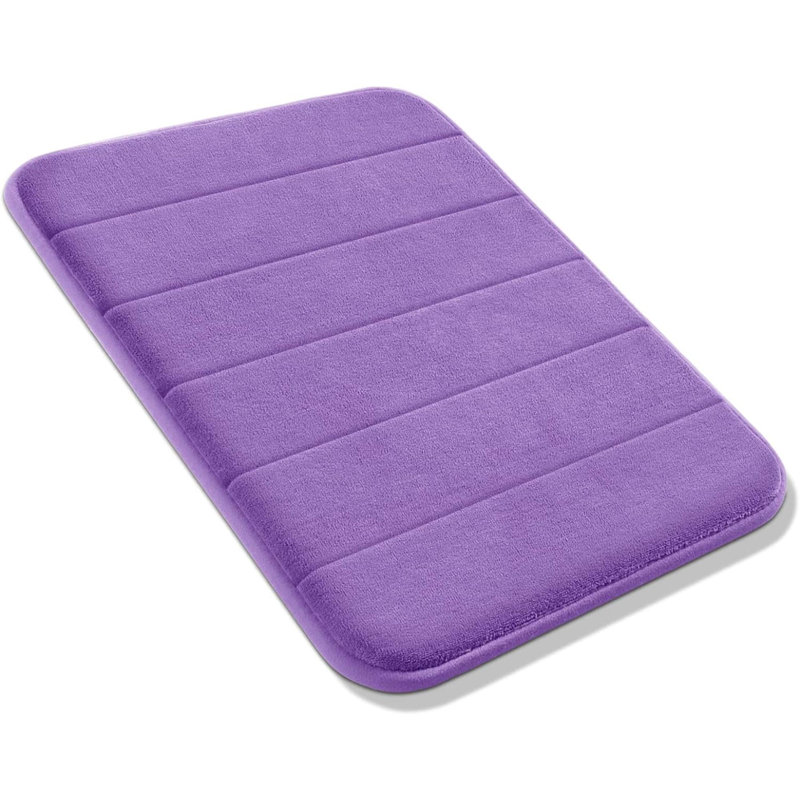 Laika Memory Foam Non-Slip Bath Mat, Lavender