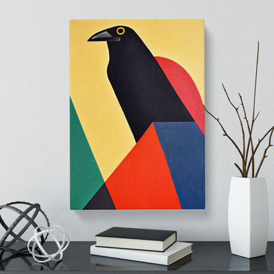 Crow Bird Abstract Vol.1 - Wrapped Canvas