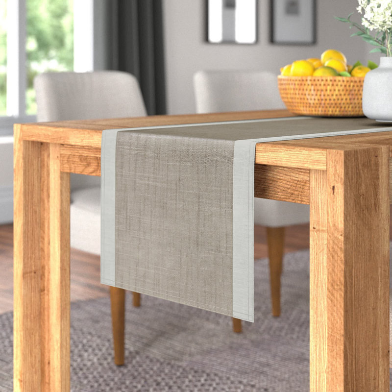 Crisanta Table Runner, Natural, 72" x 16"