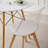 Acrylic Dining Chairs Set of 4, Clear Kitchen Chair with Padded Seat, Solid Wood Legs For Living Room, Home Office-1591190209-1591190213