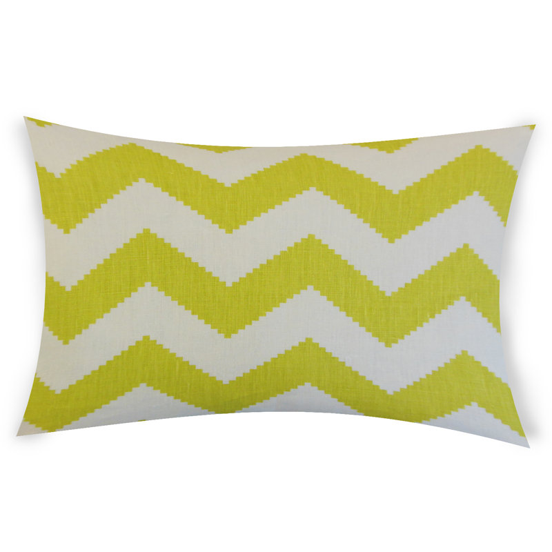  Rectangular Pillow Cover & Insert, Green, 12" H x 18" W
