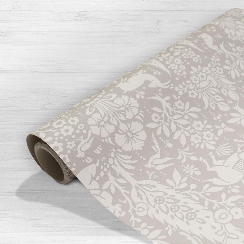 Madelyn 10.05m x 53cm Wallpaper Roll, Grey