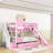 2 Drawers Bunk Bed with Storage Stairs, Slide and Shelves-2001035194-2001035197