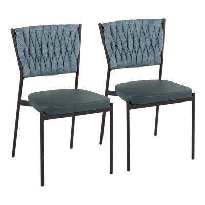 Chaises d'appoint tressées Benley