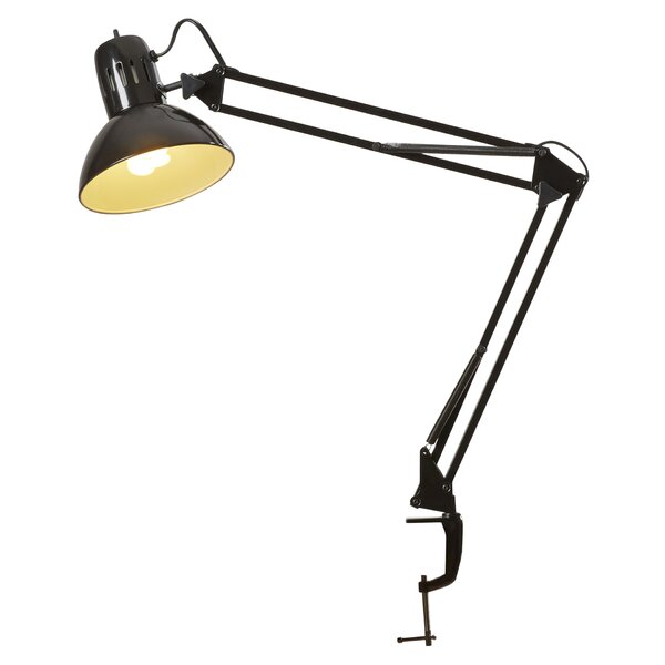 Adjustable Swing Arm Desk Lamp Table Lamp with Interchangeable Base Or  Clamp