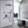Système de douche complet avec valve brute