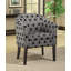 Fauteuil d'appoint Meraly Space Adorner, gris / noir