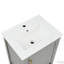 Meuble-lavabo de 20 po avec lavabo, porte à fermeture douce, support de rangement et tablette ouverte-116657546