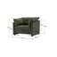 Fauteuil moderne surdimensionné en chenille-106341389